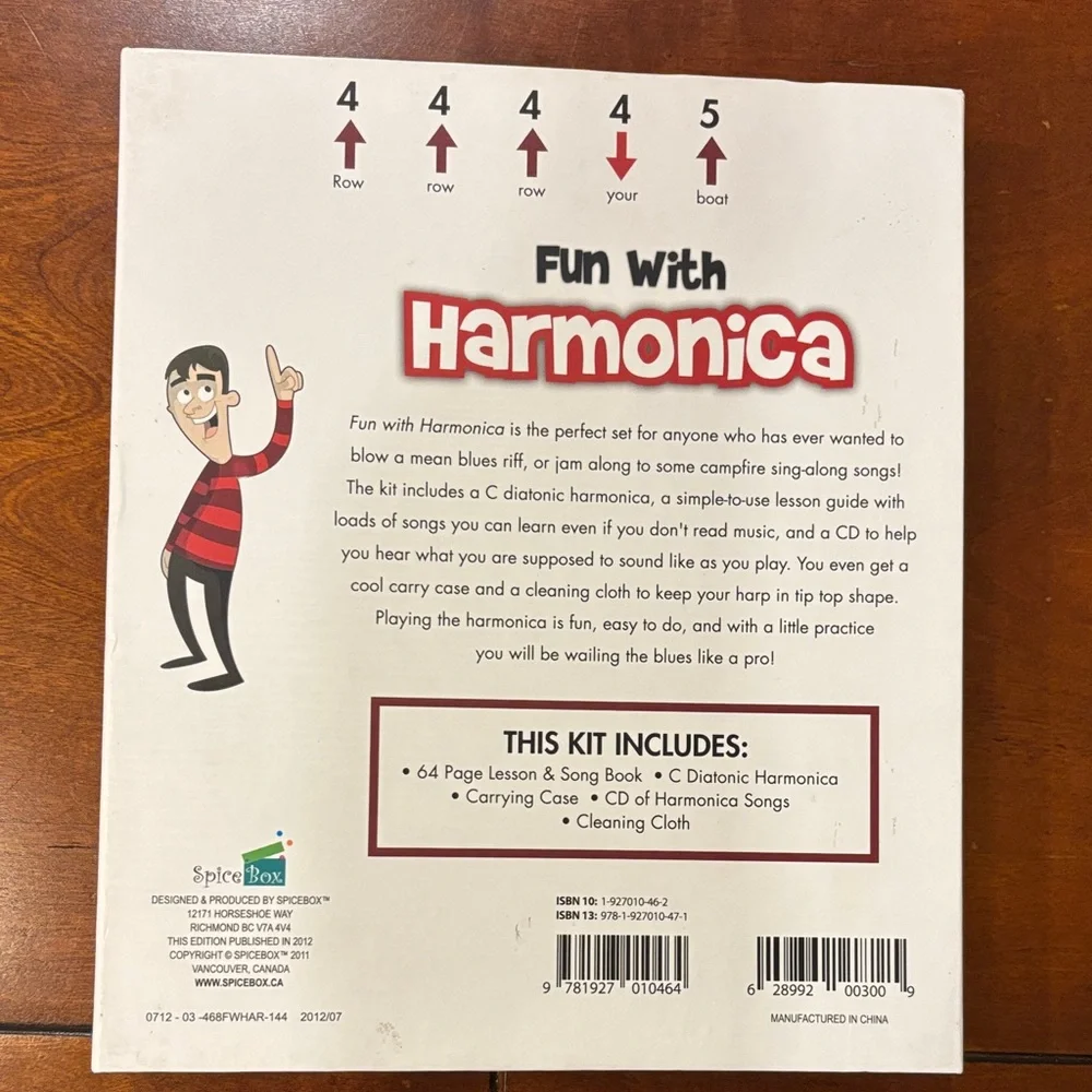 Fun With Harmonica Learning Kit - Black‎